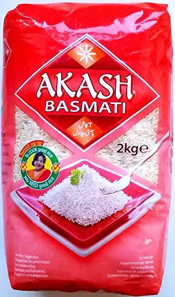 Akash Basmati Rice 2Kg Fashion