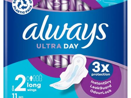 Always ultra Day Long pads *11  PM 2.69 Online now