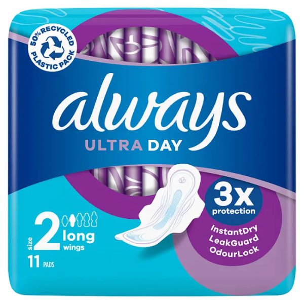 Always ultra Day Long pads *11  PM 2.69 Online now