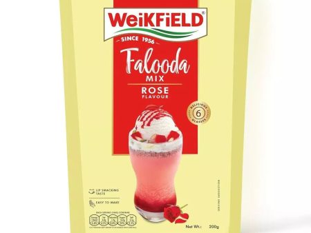 Weikfield Falooda Mix Rose Flavour 200gms For Sale