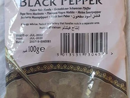 Natco black pepper ground 100g Supply