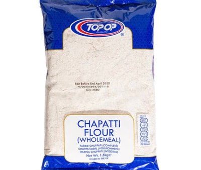 Topop Chapathi Flour WholeMeal 1.5 kg Online now