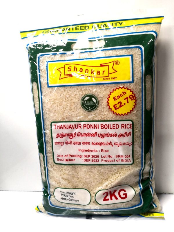 Shankar Thanjavur Ponni Boiled Rice 2kg Fashion