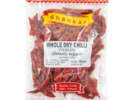 Shankar Whole Dry Chilli 100g PM 1.29 Fashion