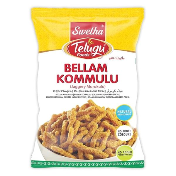 Telugu Foods Bellam Kommulu 170g on Sale