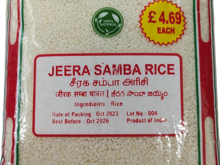 Shankar Jeera Samba Rice 2kg PM 4.99 For Discount