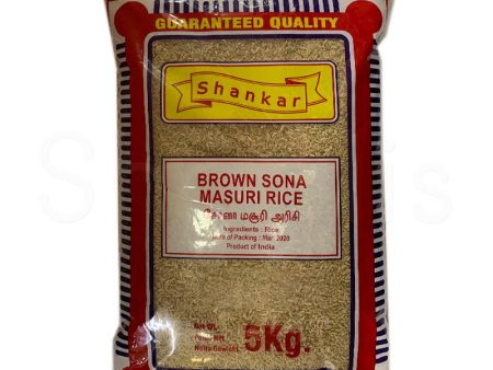 Shankar Brown Sona Masoori Rice (5Kg) Discount