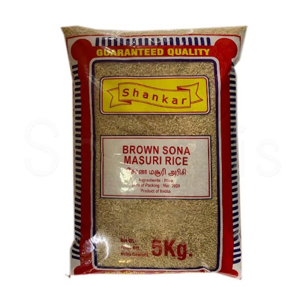 Shankar Brown Sona Masoori Rice (5Kg) Discount