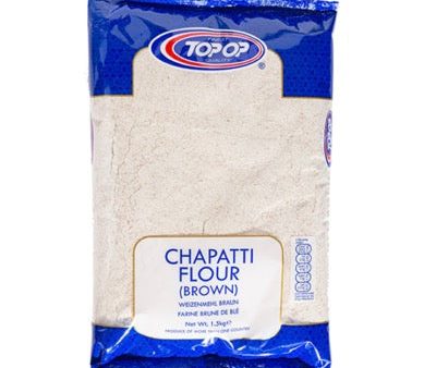 Topop Chapathi Flour Brown 1.5 kg Discount