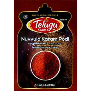 Telugu Foods Nuvvala Karam Podi 100g For Cheap