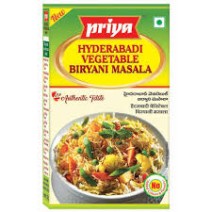 PRIYA Spicy Hyderabad Biryani Vegetable Masala 50g For Sale