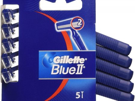 Gillete Blue Razors Set 5 Online Hot Sale