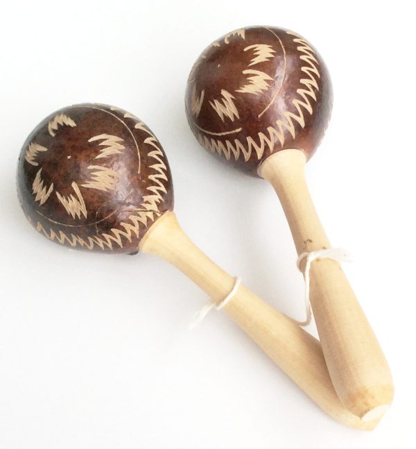 Authentic Ecuador Maracas Handmade For Discount