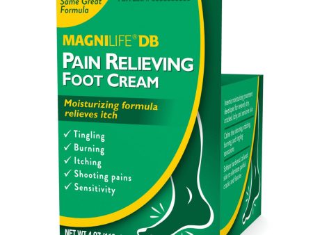 MagniLife DB Foot Cream, Calming Relief for Burning 4 oz Online now