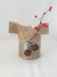 Christmas Tin Candle Holder on Sale