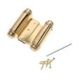 Stanley 3  Double Acting Spring Hinge No. 46-3040, Bright Brass Plated Steel Hot on Sale