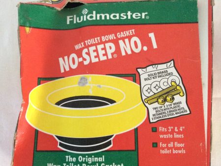 Fluidmaster Wax Toilet Bowl Gasket No-Seep No. 1 Online Hot Sale