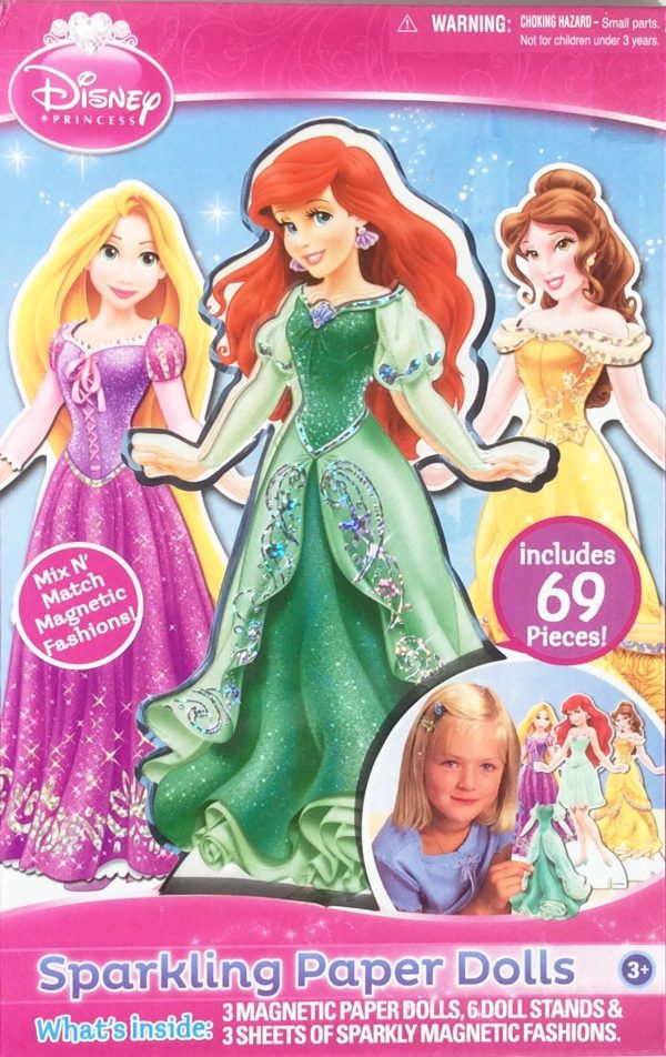 Disney Princess Sparkling Paper Dolls For Cheap