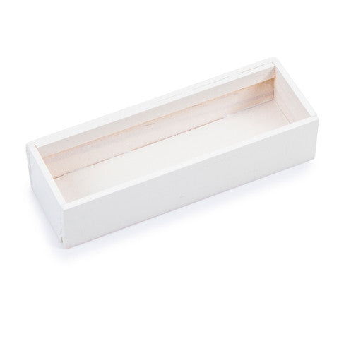 Timeless Minis - Window Box - Wood - White - 3.5 x .8125 inches Discount