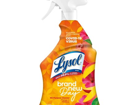 Lysol cleaner trigger, New Day Mango 22 oz Supply