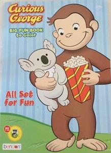 Curious George Big Fun Book to Color Online Sale