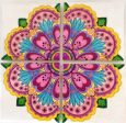 Mandala on Tile, Hand Painted Mandala, Wall Art on Tiles, Decorative Tiles, Tile Art For Sale