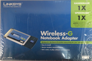 Linksys Wireless-G Notebook Adapter, No. WPC54G Online Hot Sale