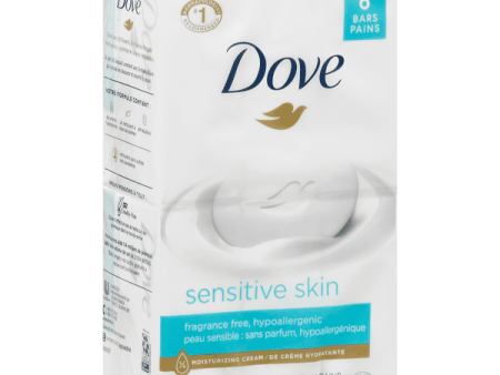 Dove Bath Bars, Sensitive Skin - 6 Bars 3.75 OZ on Sale