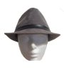 Authentic Ecuador Gray Fedora Hat Fashion