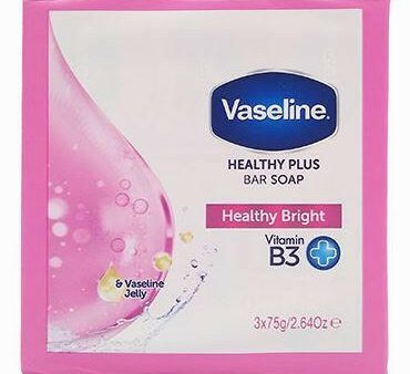 Vaseline Healthy Bright Bar of Soap with Vitamin B3 - Pack of 3 Online now