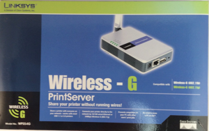 Linksys Wireless-G PrintServer, NO. WPS54G Cheap