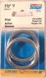 National Hardware 1-1 2  #3 Zinc Plated Rings N186-494   V3155, Set of 2 For Discount