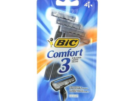 Bic Comfort 3 Men Razor 4ct Cheap