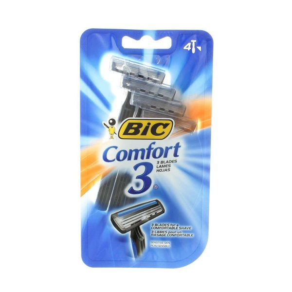 Bic Comfort 3 Men Razor 4ct Cheap