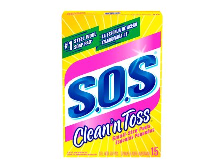 S.O.S Clean  n Toss Pads, 15 count Sale