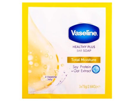 Vaseline Healthy Bright Bar of Healty Moist Plus - Pack of 3 Online