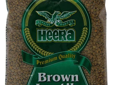 Heera Brown Lentils   masoor brown 1kg Discount