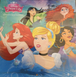 Disney Princess 12-Month 2018 Calendar Supply