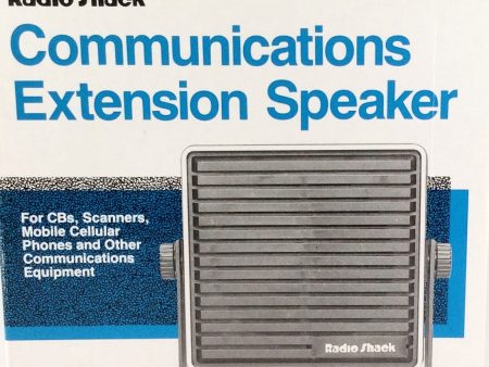 RadioShack Communications Extension Speaker #21-549B Supply