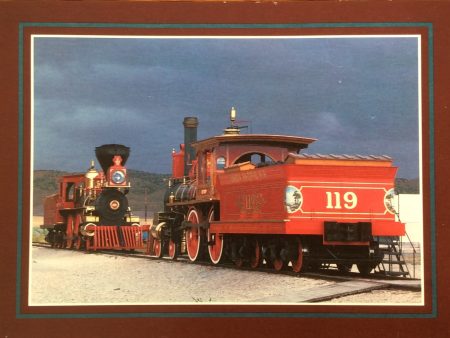 The Jupiter & #119 At Promontory Point, Utah Postcard Online