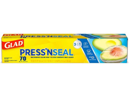 Glad Press N Seal Food Wrap 70Sq.Ft Hot on Sale