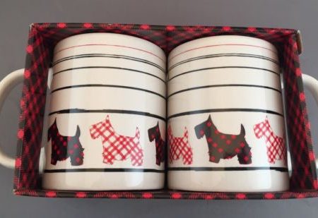 Scottish Terrier Two Mug Set from the makers of Walkers Shortbread Online now