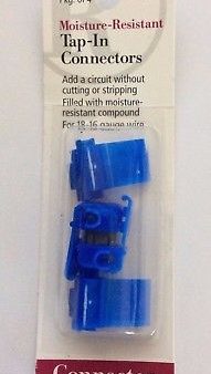 RadioShack Moisture Resistant Tap-In Connectors 64-3067, Set of 4 Supply