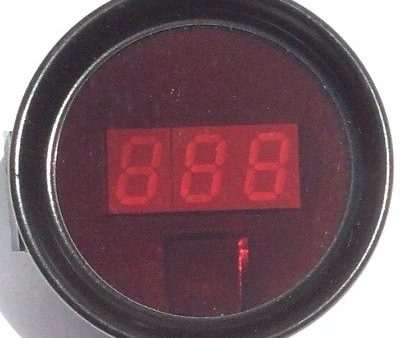 Cyberdyne Gauge Digital Water Temperature with Memory Red 2-1 16  Dia Hot on Sale