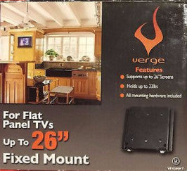 Verge Flat Panel TV Fixed Wall Mount Up To 26 Inches For Cheap