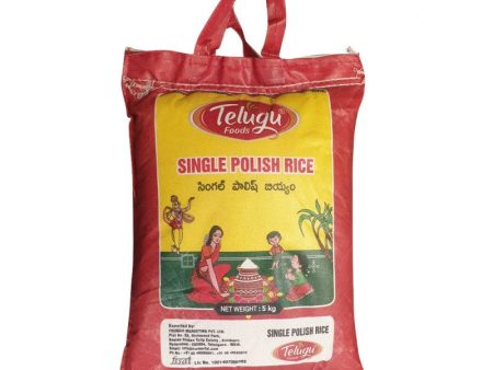 Telugu Foods Single Polish (Hand Pound) Rice 10kg Online Hot Sale