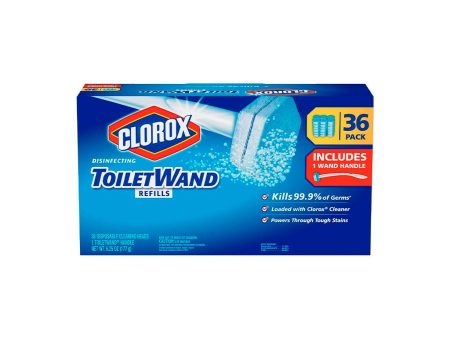 Clorox Toiletwand Refills + Wand model, 36 ct Supply