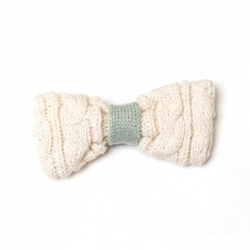 Wit & Delight Cable Knit Collar Slide, Pet Cable Knit Collar Bow on Sale