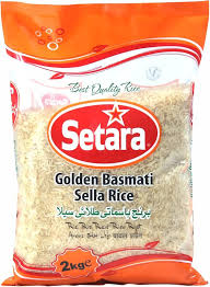 Setara Golden Basmati Sella Rice 2kg For Cheap