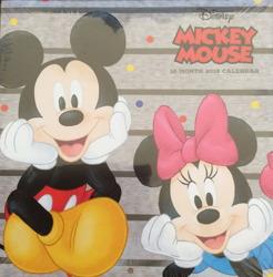 Disney Mickey Mouse 12-Month 2018 Calendar Hot on Sale